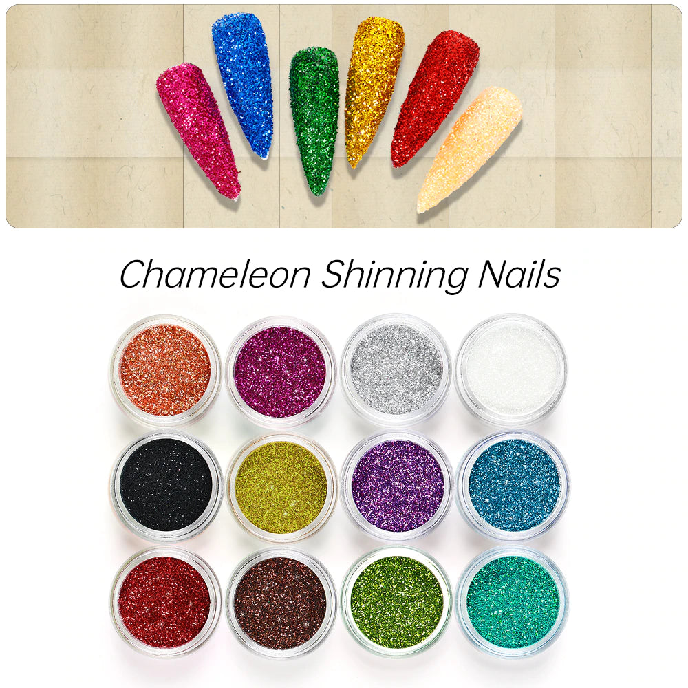 Glamorize™-Acrylic Glitter Nail Extension Set