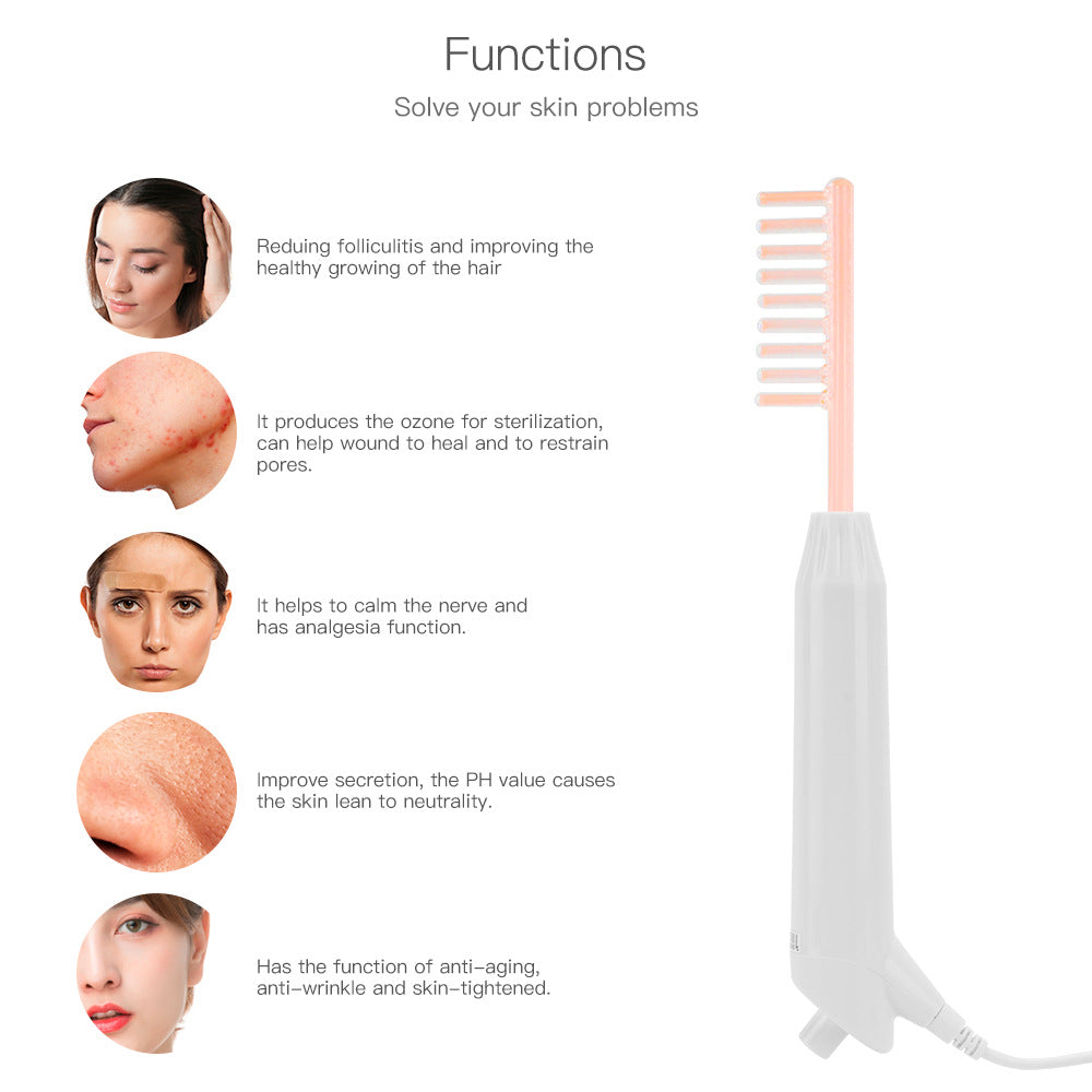 NeoWand™ - 4 In 1 High Frequency Facial Wand Light Therapy Device