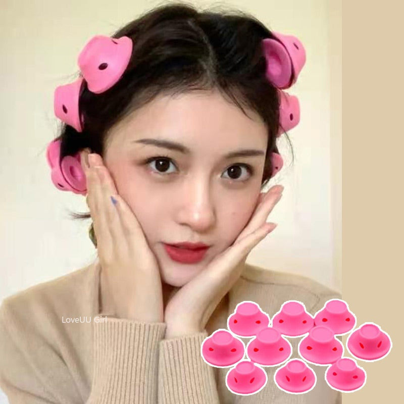 FlexCurls- 20 Pcs Soft Rubber Silicone Heatless Hair Curler