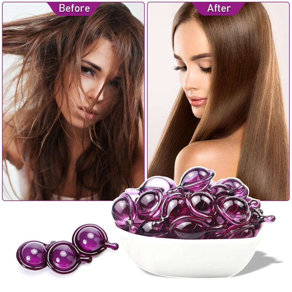 Smooth Silky Hair Vitamin Capsule Oil