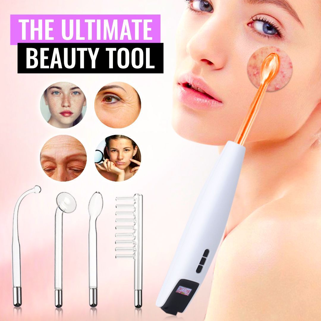 NeoWand™ - 4 In 1 High Frequency Facial Wand Light Therapy Device