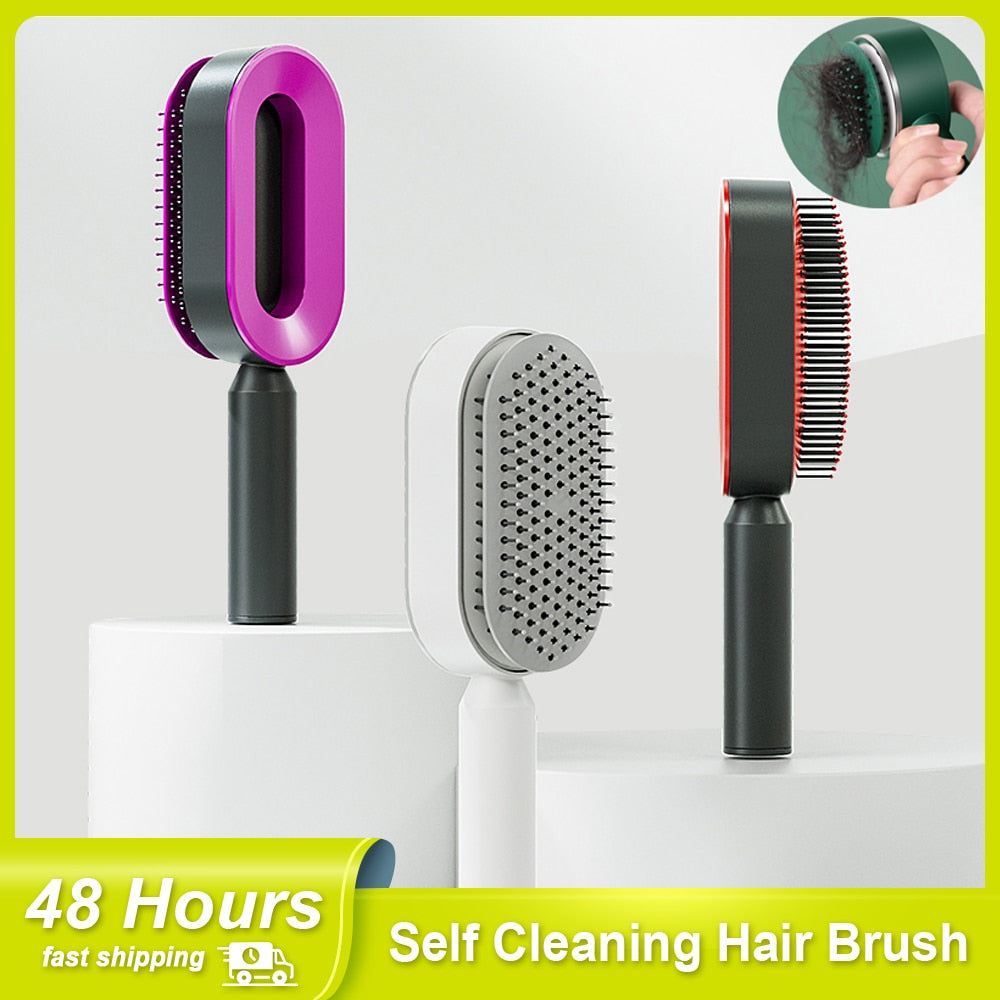 Self-cleaning Hair Brush