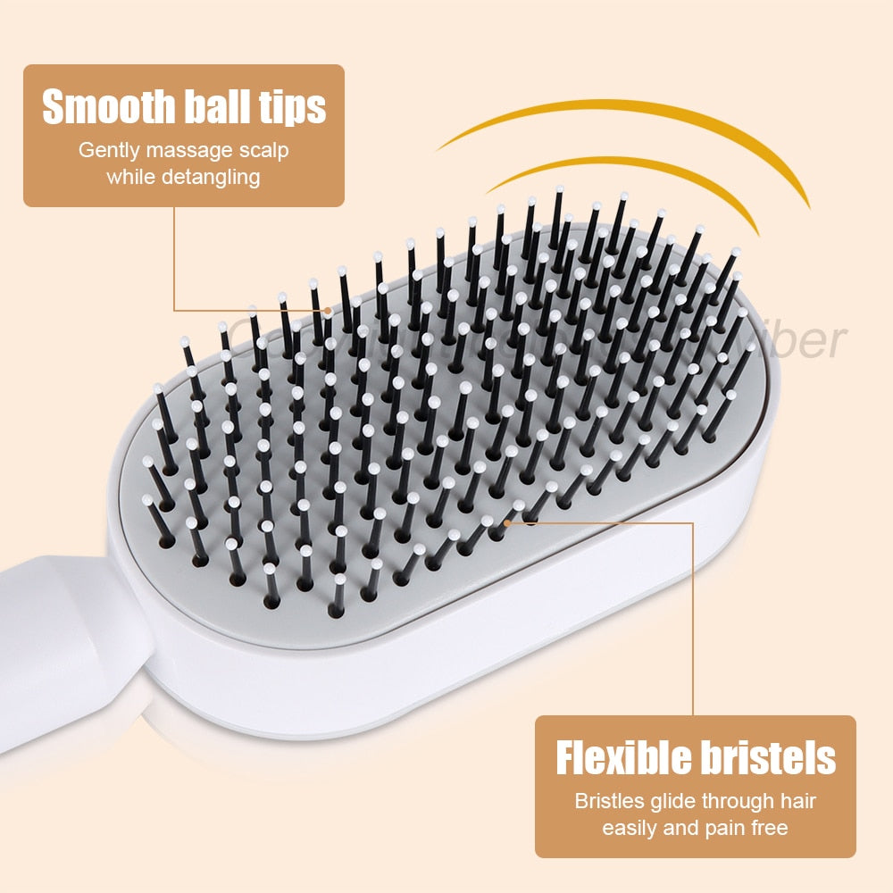 Self-cleaning Hair Brush