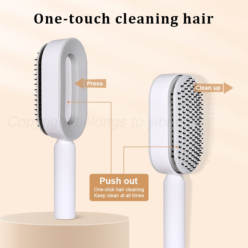 Self-cleaning Hair Brush