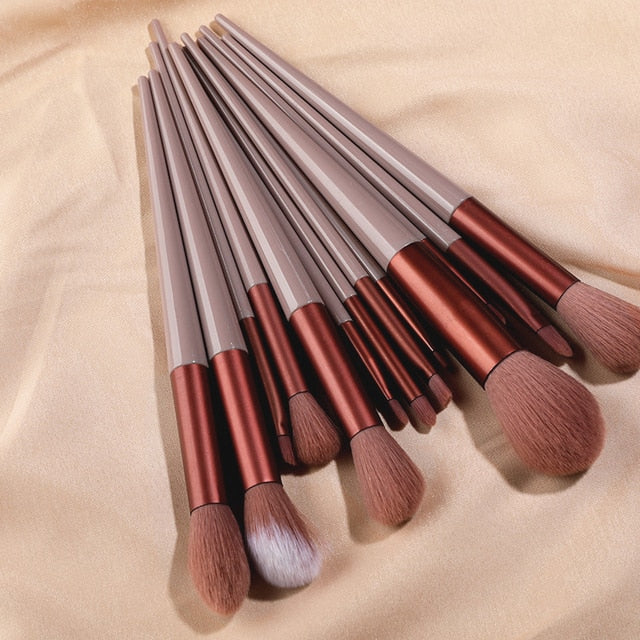 SoftGlow™-Fluffy Makeup Brushes Set