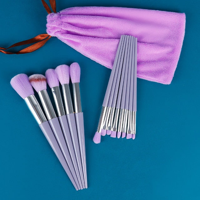 SoftGlow™-Fluffy Makeup Brushes Set