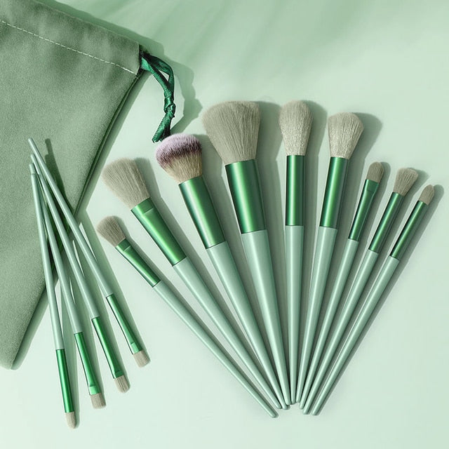 SoftGlow™-Fluffy Makeup Brushes Set