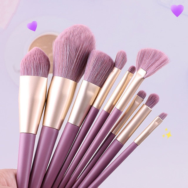 SoftGlow™-Fluffy Makeup Brushes Set