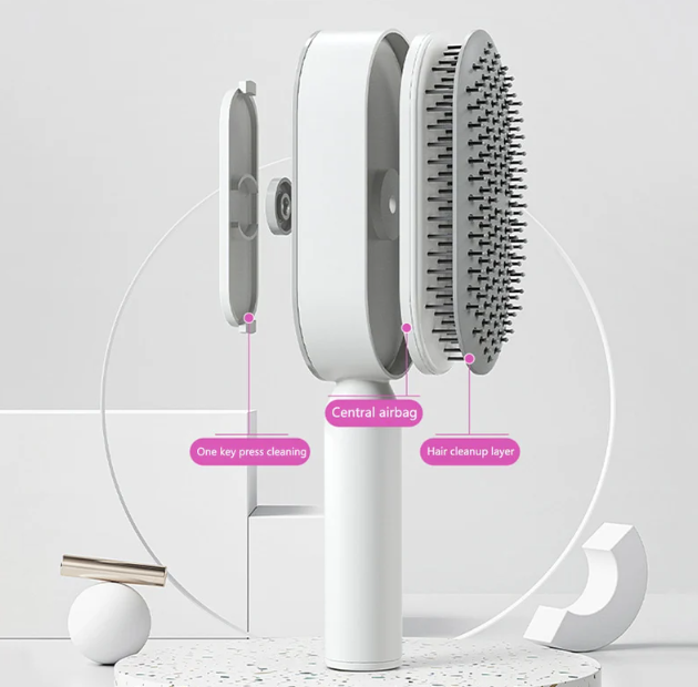 Self-cleaning Hair Brush