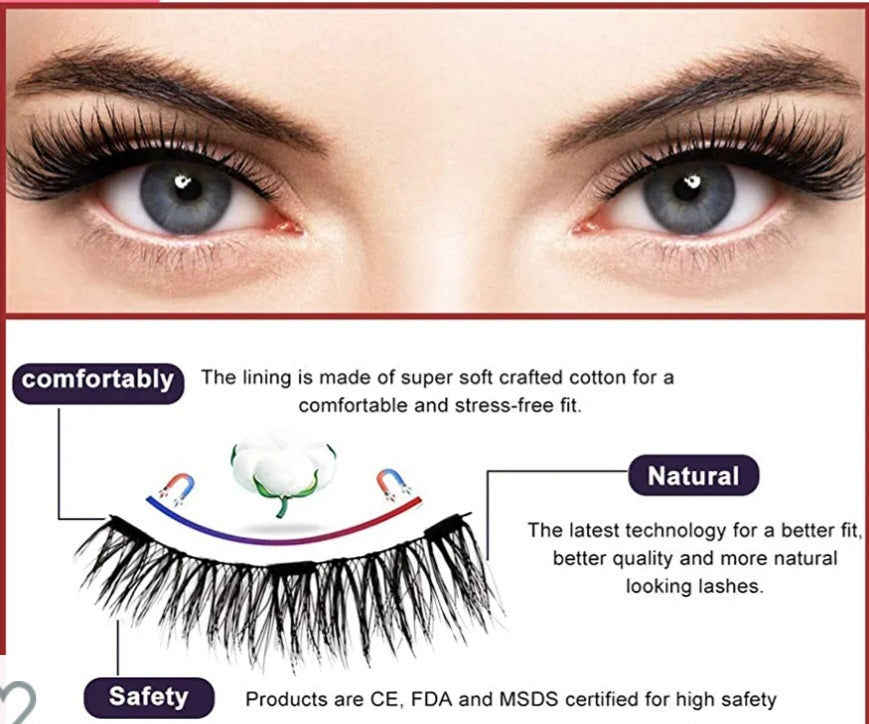 LashMagnetix™- Magnet False Eyelashes