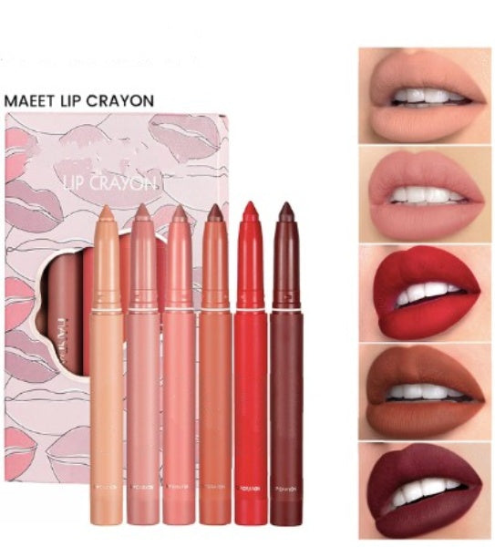 VelvetMatte™- Matte Liquid / Pencil Lipsticks Sets (6 Colors)