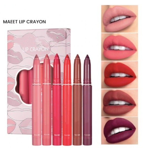 VelvetMatte™- Matte Liquid / Pencil Lipsticks Sets (6 Colors)